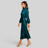 Vestido Midi Cintura Alta
