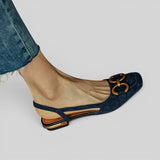 Sandalias Ortopédicas Tacón Bajo Slingback