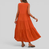 Vestido Midi Casual Elegante