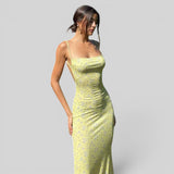 Vestido Largo Bodycon Escote V