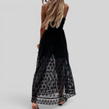 Vestido Midi Encaje Escote V