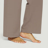 Pantalón Mujer Yoga Cintura Alta Wide Leg Scuba