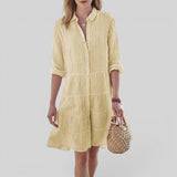 Vestido Midi Rayas Verticales