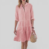 Vestido Midi Rayas Verticales