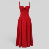 Vestido Midi Corsé Ajustado