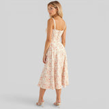 Vestido Midi Corsé Ajustado