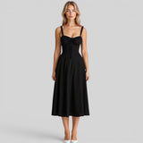 Vestido Midi Corsé Ajustado