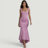 Vestido Midi Corsé Sirena Boda Invitada
