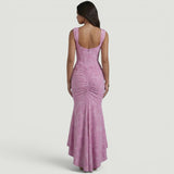 Vestido Midi Corsé Sirena Boda Invitada
