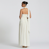 Vestido de Fiesta Bustier Choker Abertura