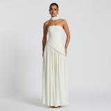 Vestido de Fiesta Bustier Choker Abertura
