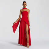 Vestido de Fiesta Bustier Choker Abertura