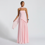 Vestido de Fiesta Bustier Choker Abertura