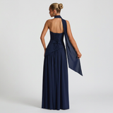 Vestido de Fiesta Bustier Choker Abertura