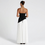Vestido de Fiesta Bustier Choker Abertura