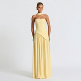 Vestido de Fiesta Bustier Choker Abertura